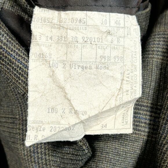 Brooks Brothers Golden Fleece Blazer Men's 46R Brown Plaid Wool Italy - Picture 13 of 13